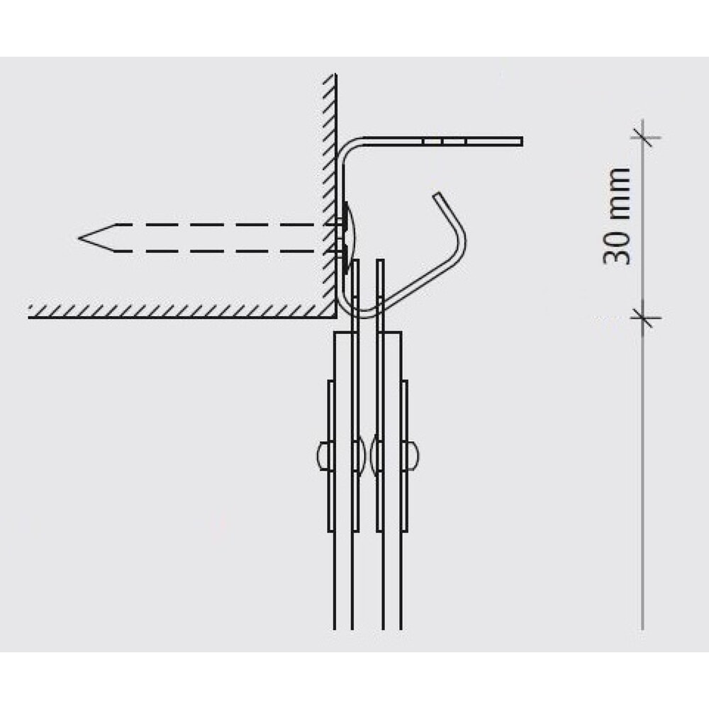 N° de l'image du produit 3 : Rideau à lanières pour l’extérieur, longueur des lanières 2 000 mm, chevauchement 54 mm