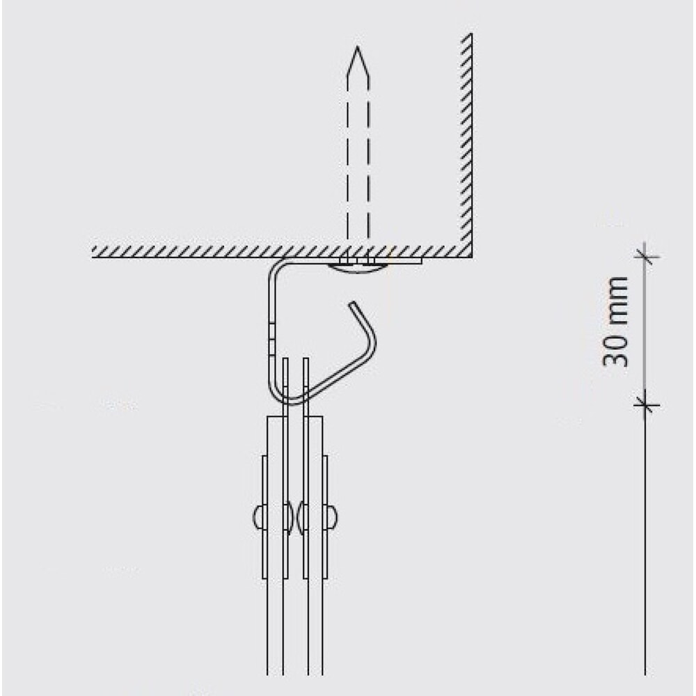 N° de l'image du produit 4 : Rideau à lanières pour l’extérieur, longueur des lanières 2 000 mm, chevauchement 54 mm