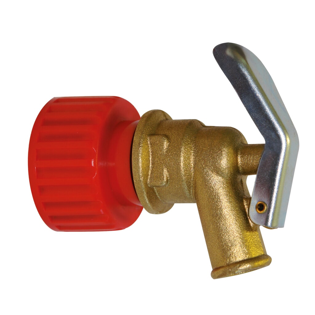 Robinet d'écoulement en laiton pour cuves gain de place, ¾" Illustration du produit: Robinet d'écoulement en laiton pour cuves gain de place, ¾"