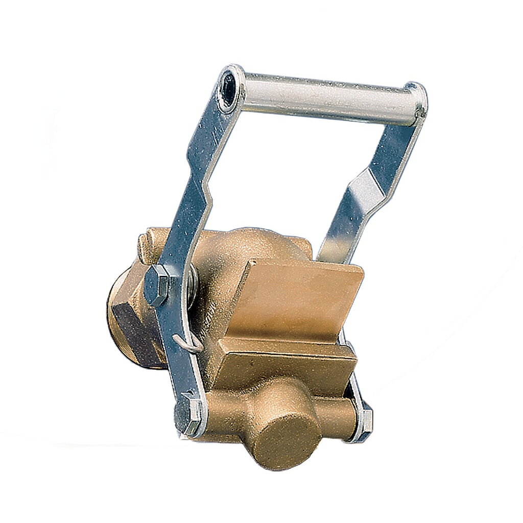 Robinet de sécurité en laiton asecos® pour liquides visqueux, filetage 2 Illustration du produit: Robinet de sécurité en laiton asecos® pour liquides visqueux, filetage 2