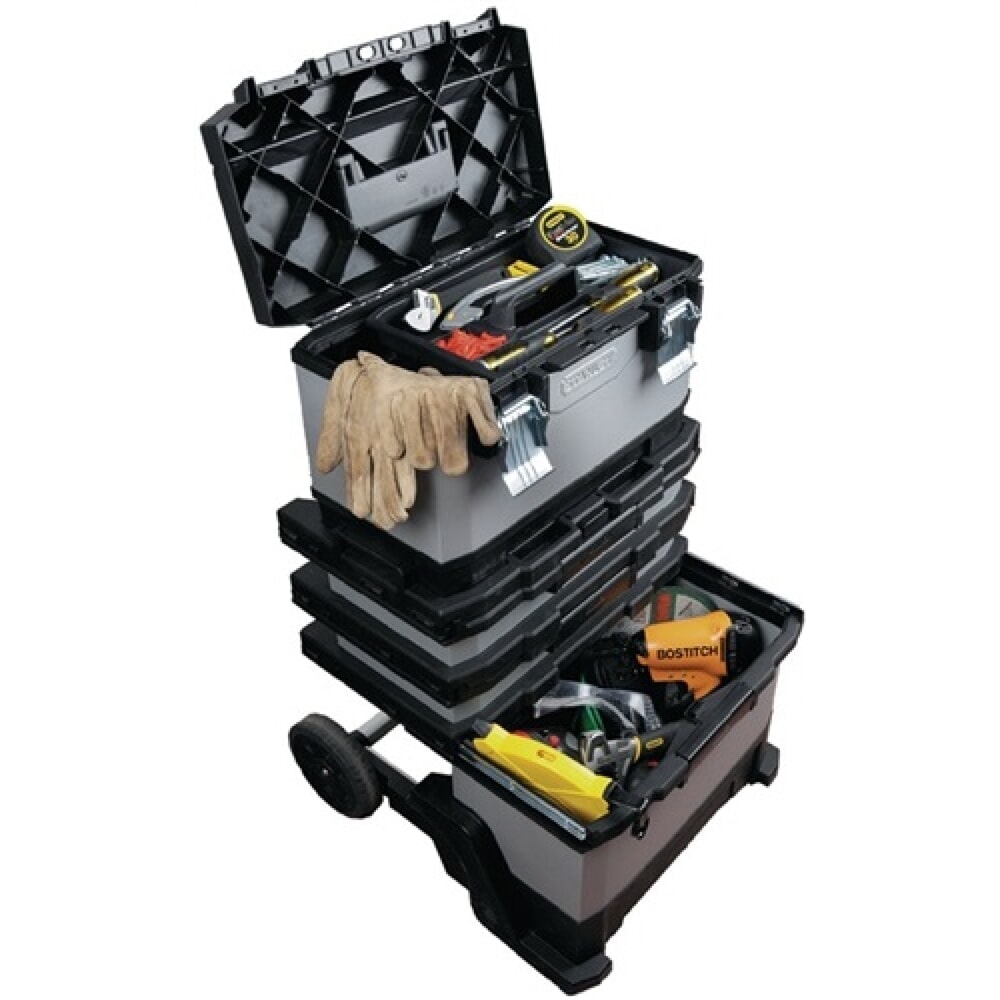 N° de l'image du produit 3 : Rollende Werkstatt B568xT389xH893mm Ku.u.MET abnehmbare Werkzeugbox FATMAX