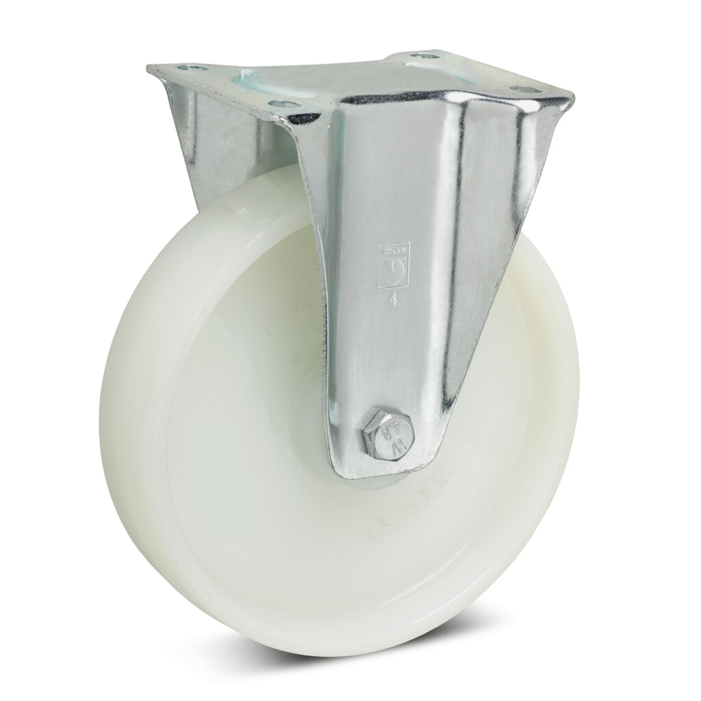 Illustration du produit: Roue fixe Wicke en polyamide, ne laisse pas de traces, Ø x largeur 80 x 35 mm, capacité de charge 150 kg