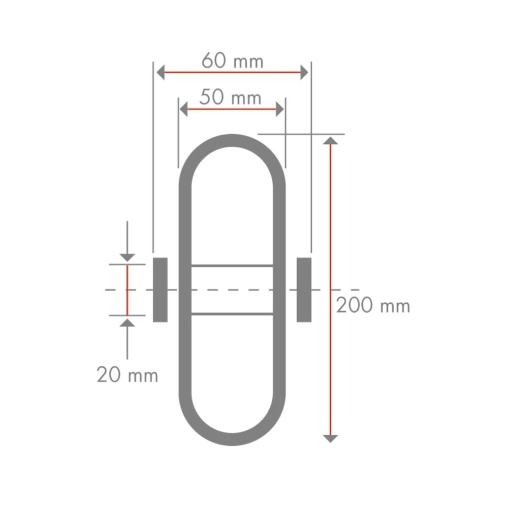 N° de l'image du produit 2 : Roue gonflable, profil rainuré, palier à rouleaux, Ø x largeur 200 x 50 mm, capacité de charge 80 kg