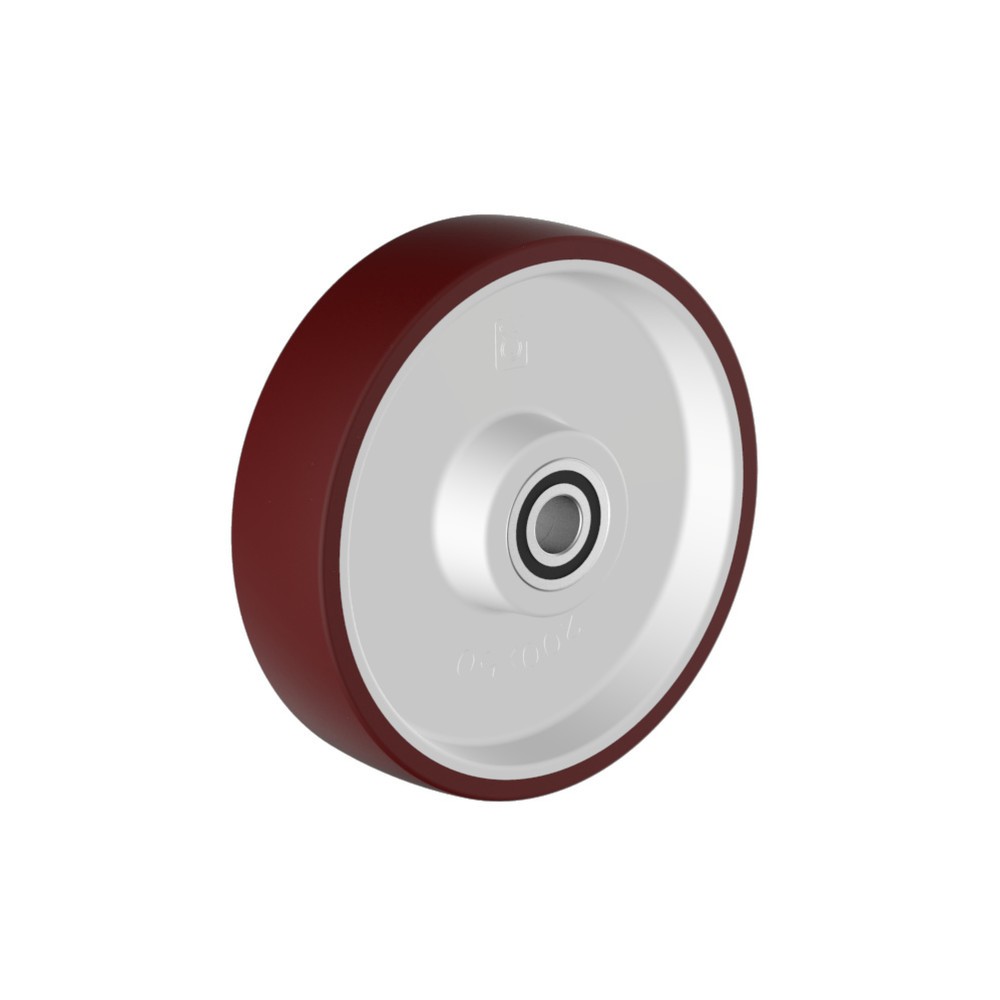 Illustration du produit: Roue Wicke en PU, Ø x l 80 x 30 mm, capacité de charge 150 kg