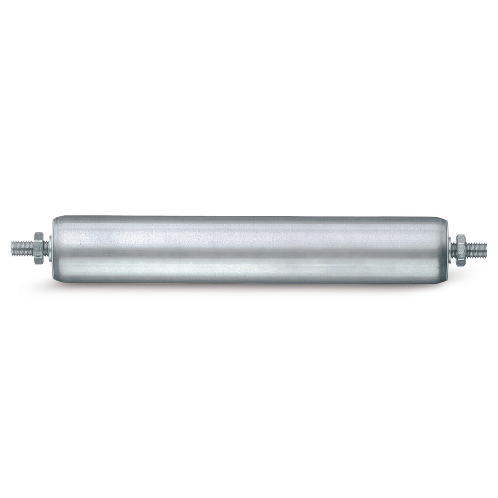 Rouleau porteur BS ROLLEN pour convoyeurs à rouleaux, acier, filetage extérieur, Ø 50 mm, longueur 200 mm, capacité de charge 240 kg Illustration du produit: Rouleau porteur BS ROLLEN pour convoyeurs à rouleaux, acier, filetage extérieur, Ø 50 mm, longueur 200 mm, capacité de charge 240 kg