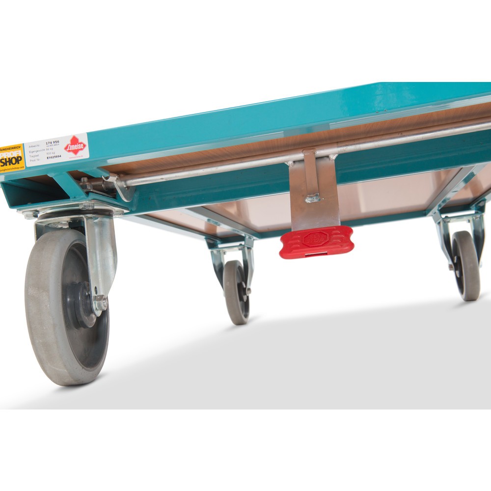 N° de l'image du produit 3 : Chariot à plate-forme Ameise®, 4 côtés avec parois grillagées, surface de chargement l x P 652 x 1 000 mm