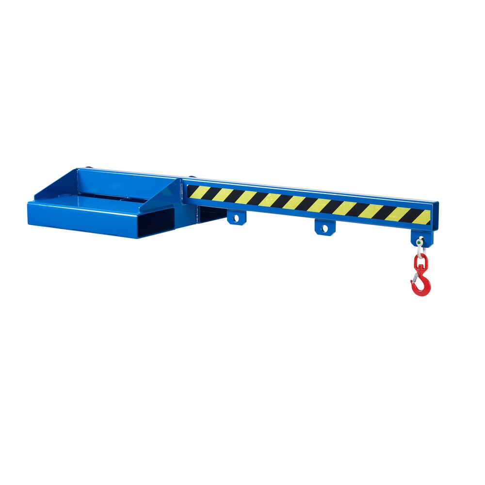 Illustration du produit: RR-Industrietechnik® bras de levage type RLA, profondeur 1 500 mm, capacité de levage 250 à 1 000 kg, bleu gentiane RAL 5010