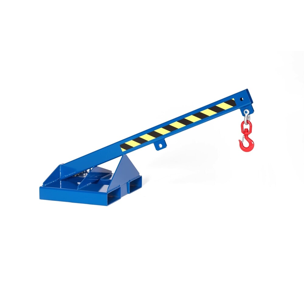 N° de l'image du produit 1 : RR-Industrietechnik® bras de levage type RLH, capacité de levage 350 à 1 000 kg, bleu gentiane RAL 5010