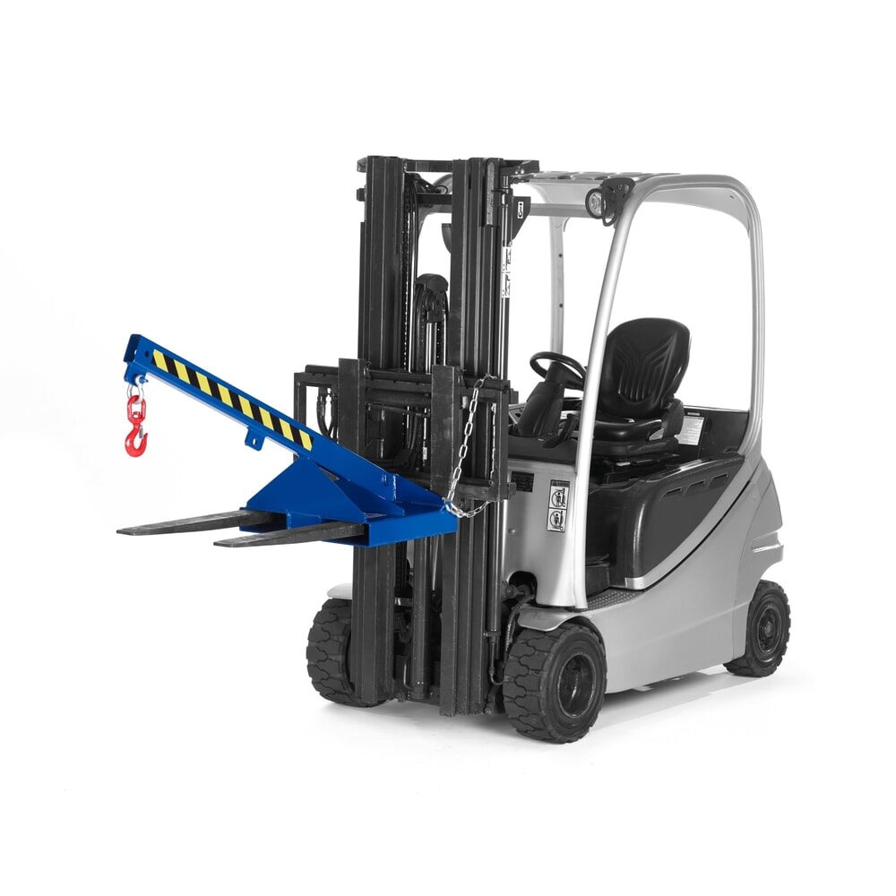 N° de l'image du produit 2 : RR-Industrietechnik® bras de levage type RLH, capacité de levage 350 à 1 000 kg, bleu gentiane RAL 5010