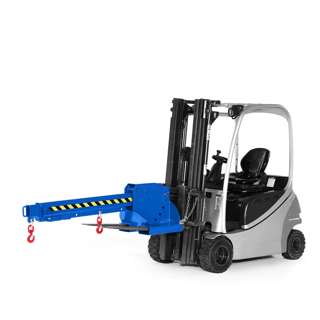 N° de l'image du produit 2 : RR-Industrietechnik® bras de levage type RKT, TK 650 - 3 000 kg, bleu gentiane RAL 5010