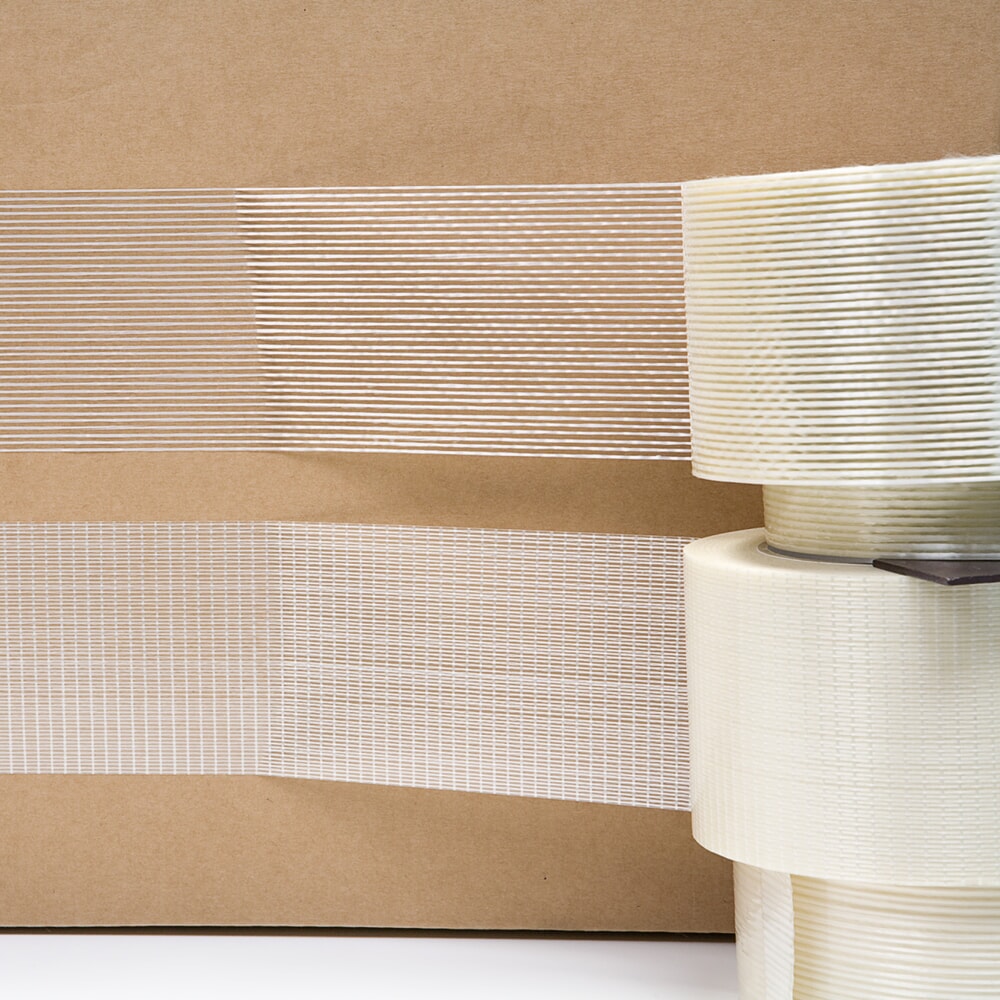N° de l'image du produit 2 : Ruban adhésif renforcé par fibres en long, largeur du ruban 50 mm