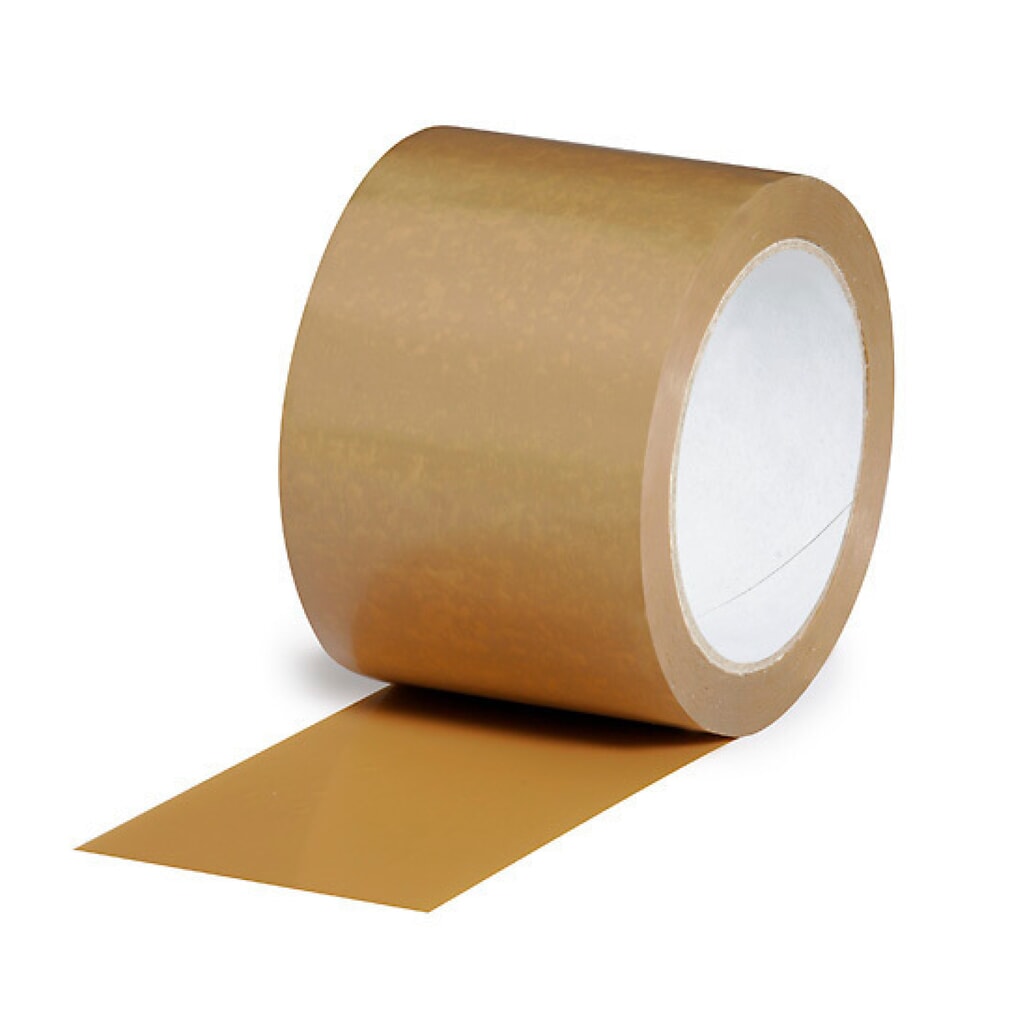 Illustration du produit: Ruban adhésif monta, PVC, 54 µ, lxL 75 mm x 66 m, marron, 24 pcs/UV