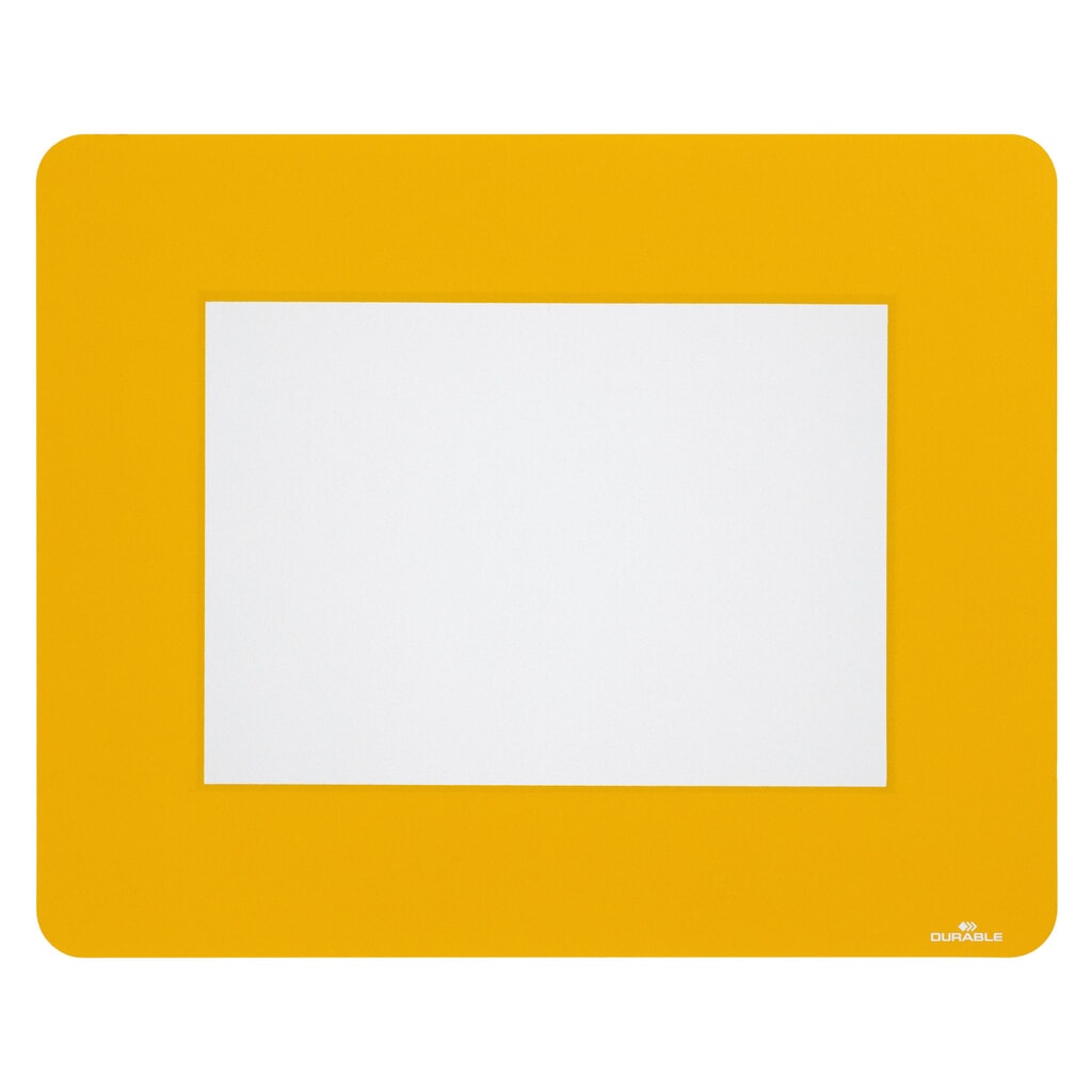 N° de l'image du produit 1 : Ruban de marquage au sol DURABLE DIN A5, Hxl 314 x 252 mm, épaisseur 0,4 mm, amovible, 2 paquets de 10 pièces/UV