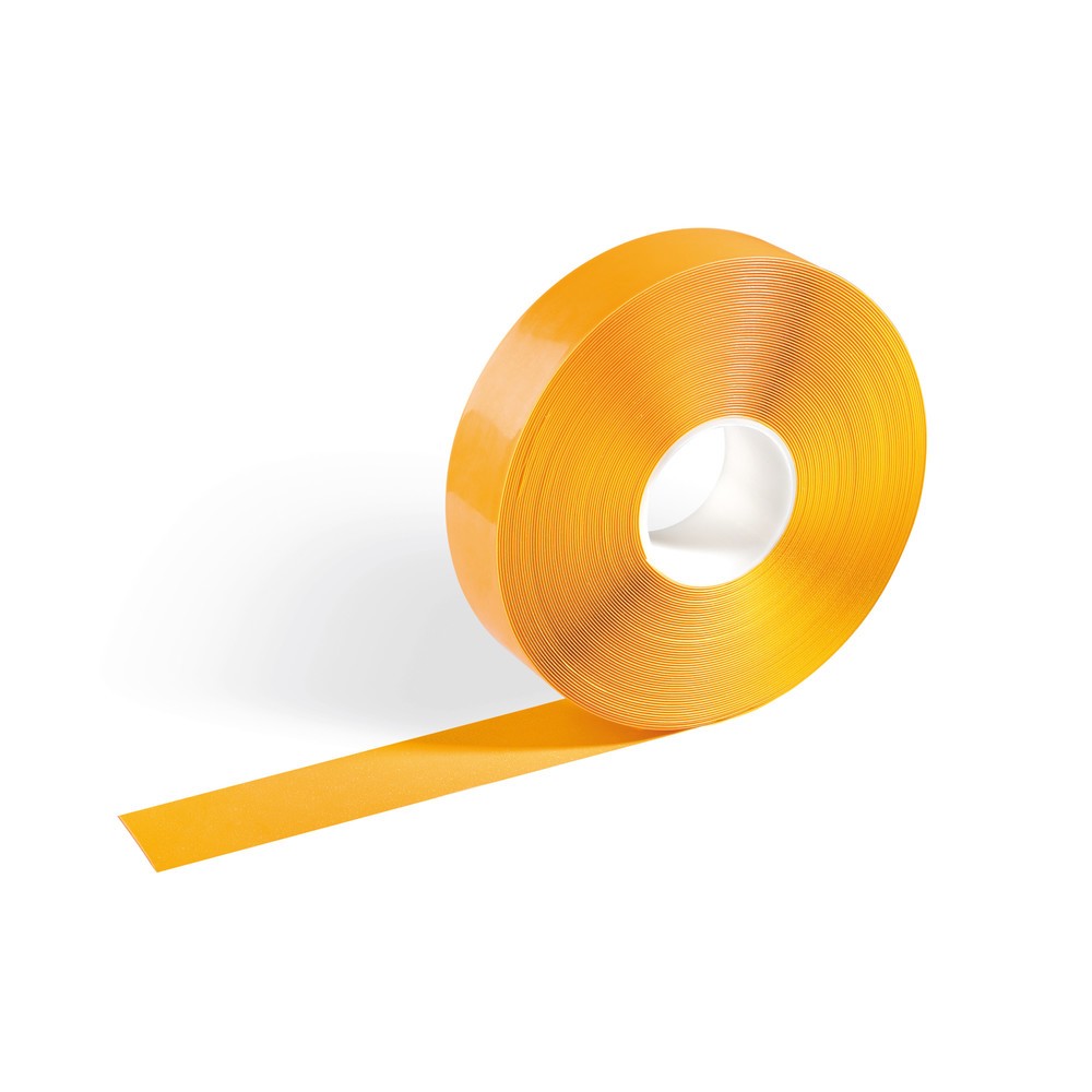 N° de l'image du produit 1 : Ruban de marquage au sol DURALINE® STRONG 50/12 de DURABLE, jaune