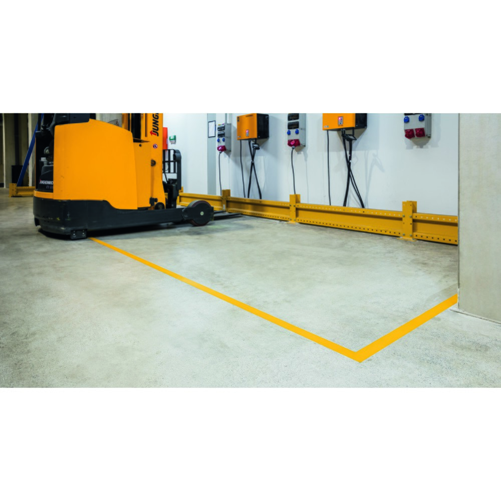 N° de l'image du produit 3 : Ruban de marquage au sol DURALINE® STRONG 50/12 de DURABLE, jaune