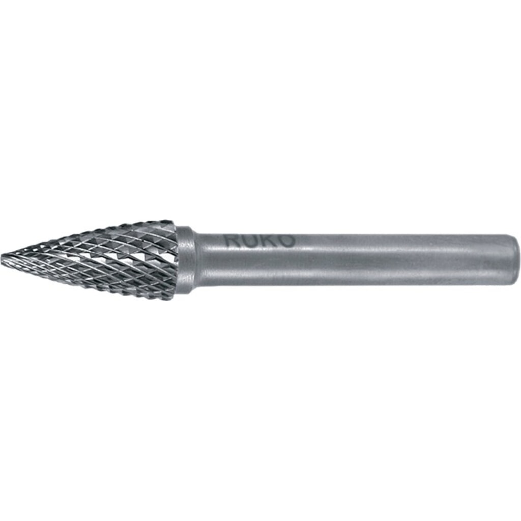 Illustration du produit: RUKO Frässtift SPG, Hartmetall Blank, Ø 8 mm Kopflänge 18 mm Schaft-Ø 6 mm, Verzahnung KVZ 4