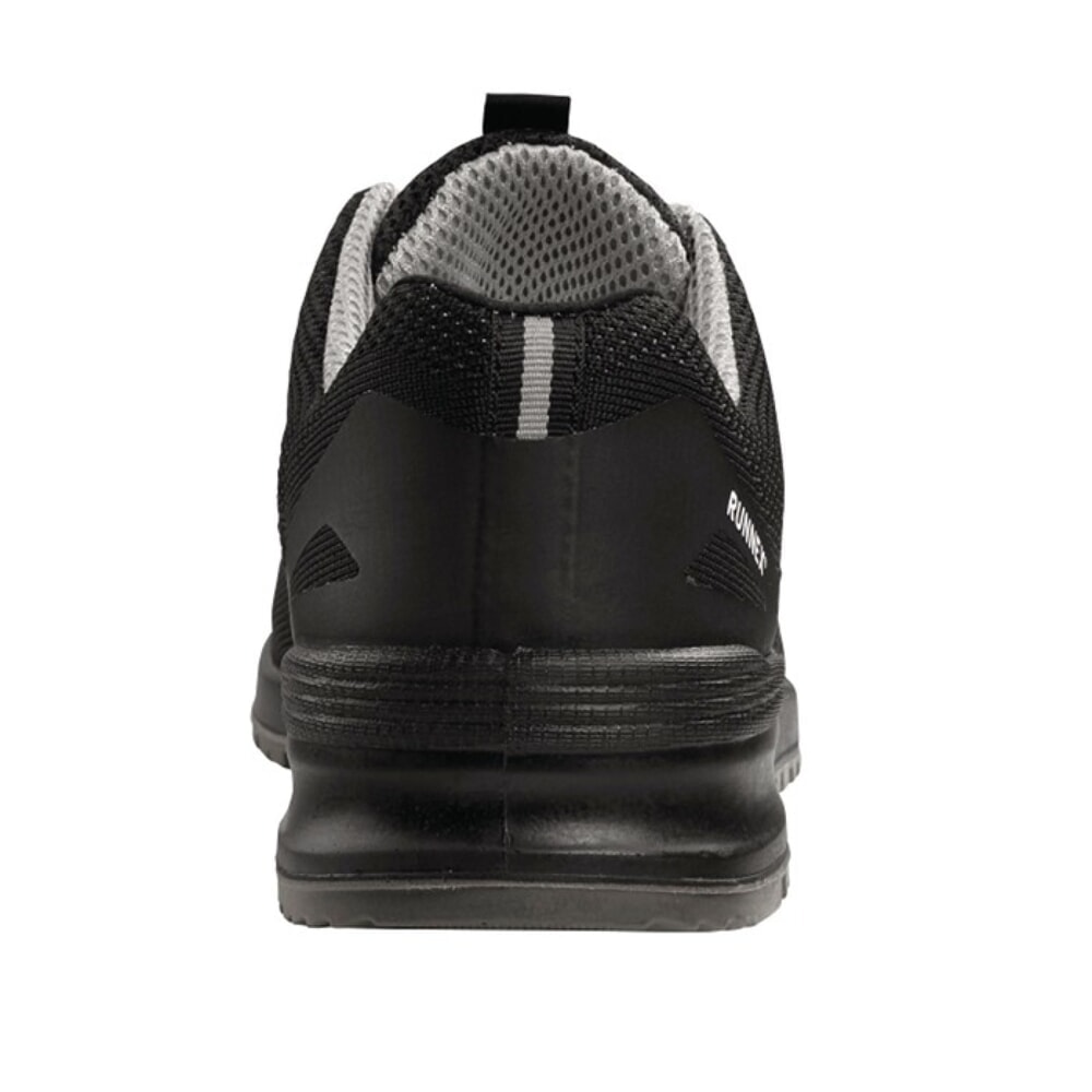N° de l'image du produit 3 : RUNNEX Sicherheitshalbschuh SportStar 5108, S1P SRC ESD EN ISO 20344/20345, Größe 40 schwarz/grau, Polyester