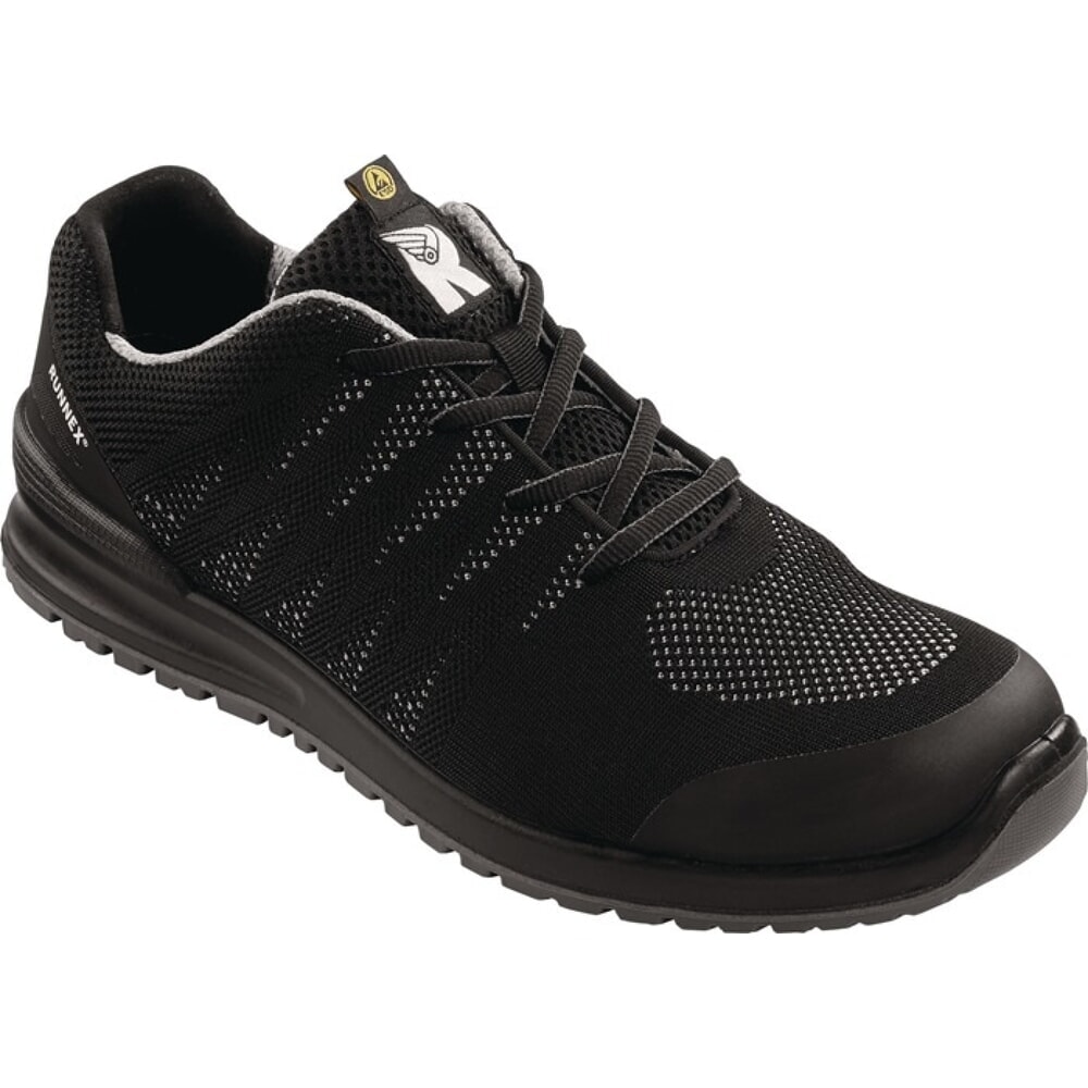 Illustration du produit: RUNNEX Sicherheitshalbschuh SportStar 5108, S1P SRC ESD EN ISO 20344/20345, Größe 41 schwarz/grau, Polyester