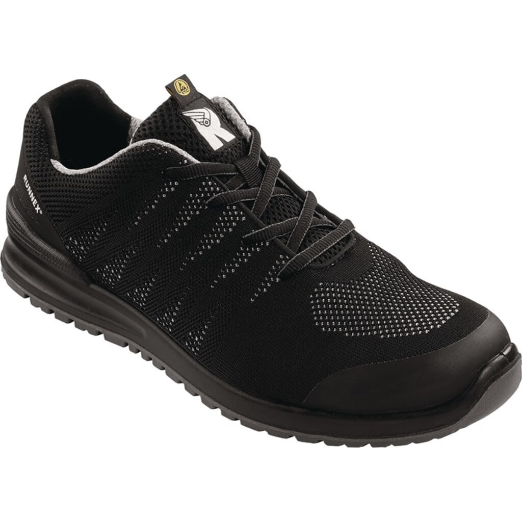 RUNNEX Sicherheitshalbschuh SportStar 5108, S1P SRC ESD EN ISO 20344/20345, Größe 41 schwarz/grau, Polyester Illustration du produit: RUNNEX Sicherheitshalbschuh SportStar 5108, S1P SRC ESD EN ISO 20344/20345, Größe 41 schwarz/grau, Polyester
