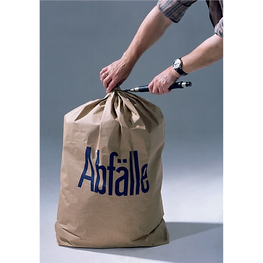 Sac poubelle en papier l.700xL950 mm 2 couches avec fond à plis croisés 50 pièce Illustration du produit: Sac poubelle en papier l.700xL950 mm 2 couches avec fond à plis croisés 50 pièce