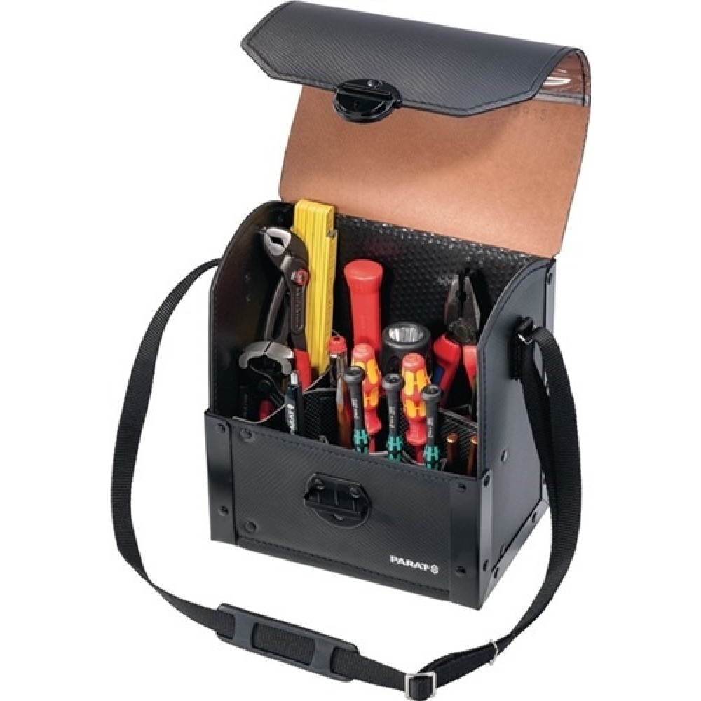 Illustration du produit: Trousse à outils l.220xP140xH250 mm 7 l cuir bovin PARAT