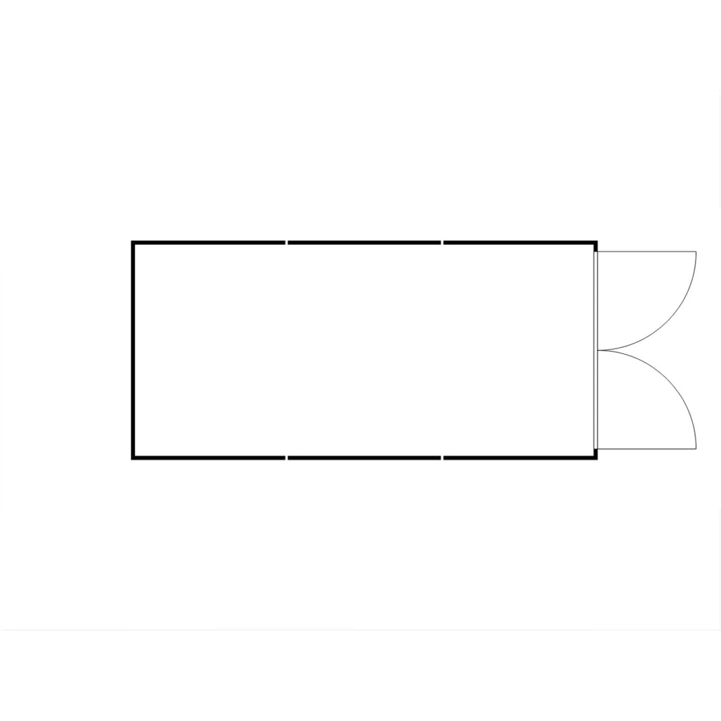 Combinaison de conteneur de matériaux FLADAFI®, isolé, 18 m², avec sol isolé, haut. x larg. x prof. 2 500 x 3 050 x 6 520 mm, porte à doubles battants, centré à face avant N° de l'image du produit 2 : Combinaison de conteneur de matériaux FLADAFI®, isolé, 18 m², avec sol isolé, haut. x larg. x prof. 2 500 x 3 050 x 6 520 mm, porte à doubles battants, centré à face avant