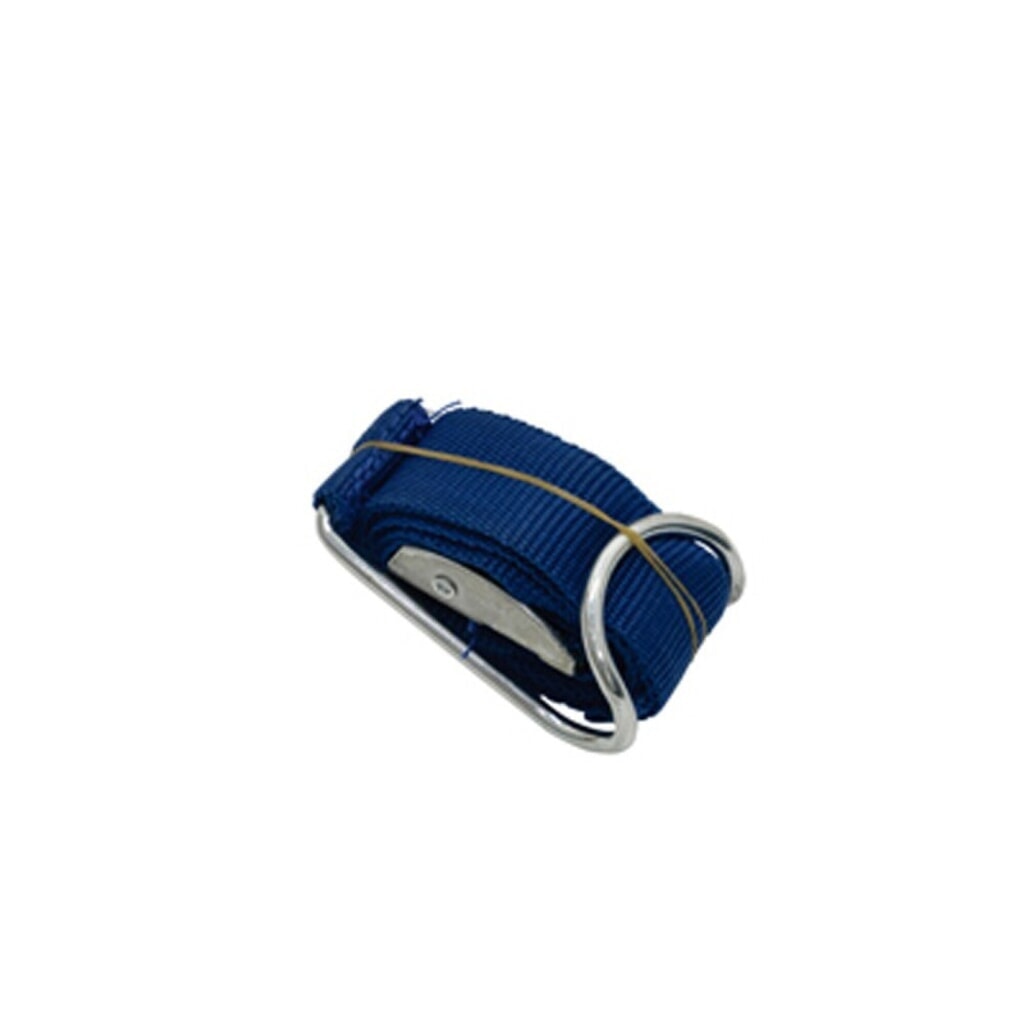Sangle de serrage en tissu pour conteneur à roulettes Classic, bleu Illustration du produit: Sangle de serrage en tissu pour conteneur à roulettes Classic, bleu