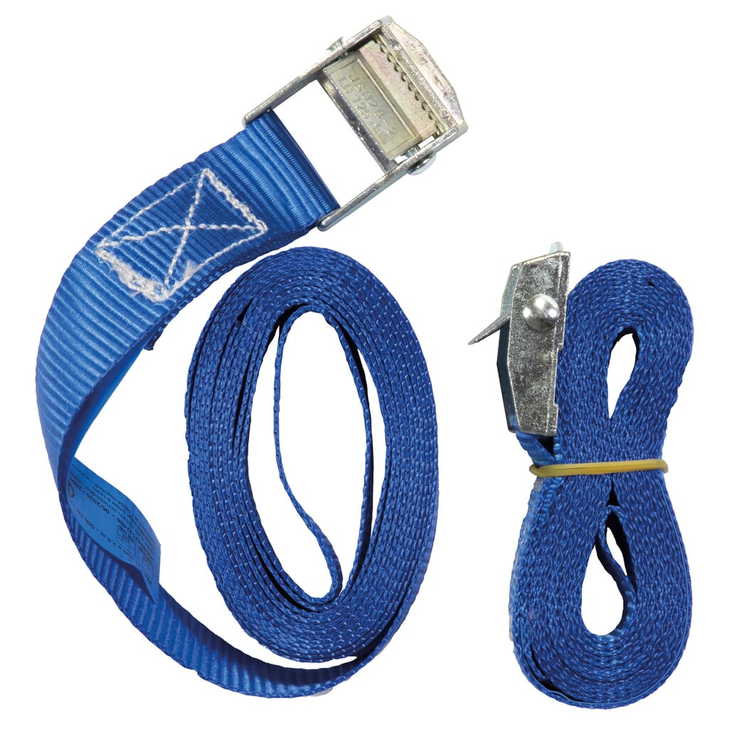 Illustration du produit: WAGNER Sangle d'arrimage et de serrage 2 pcs. - 2,5 m de long, serrure de blocage en acier