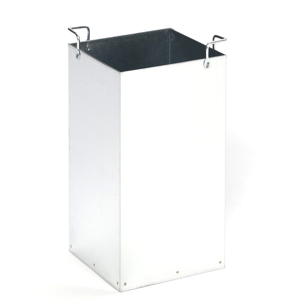 Illustration du produit: Seau intérieur pour combinaison cendrier-poubelle VAR®, modèle colonne, HxLxP 490 x 295 x 295 mm
