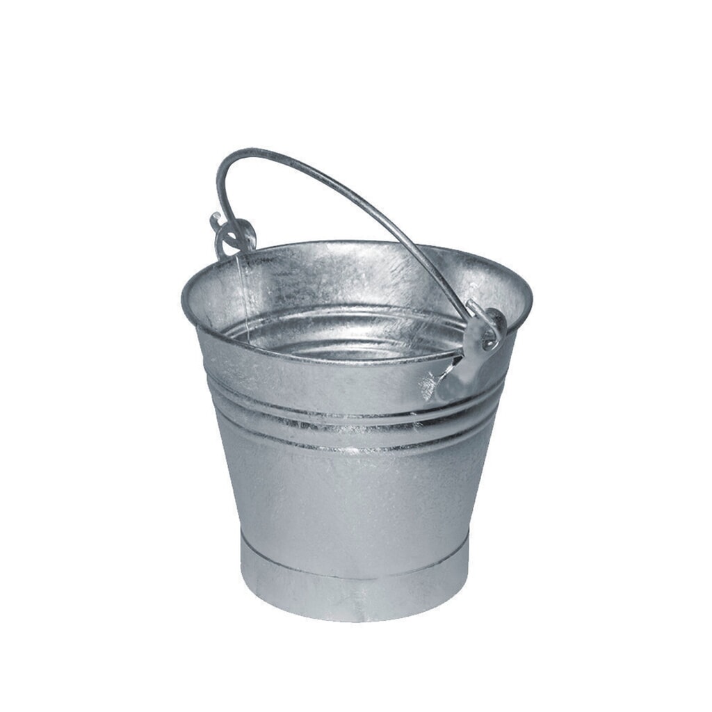 Seau NB de RENNER avec anse, 5 litres, galvanisé Illustration du produit: Seau NB de RENNER avec anse, 5 litres, galvanisé