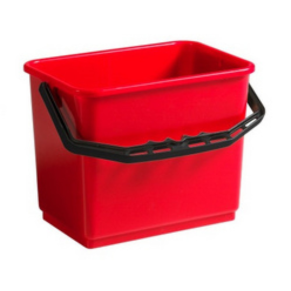 Illustration du produit: Seau pour chariot de nettoyage et de ménage, 6 litres, rouge