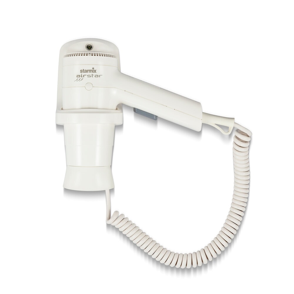 Illustration du produit: Sèche-cheveux manuel starmix HFSW 12, 1.200 W, support mural inclus, blanc