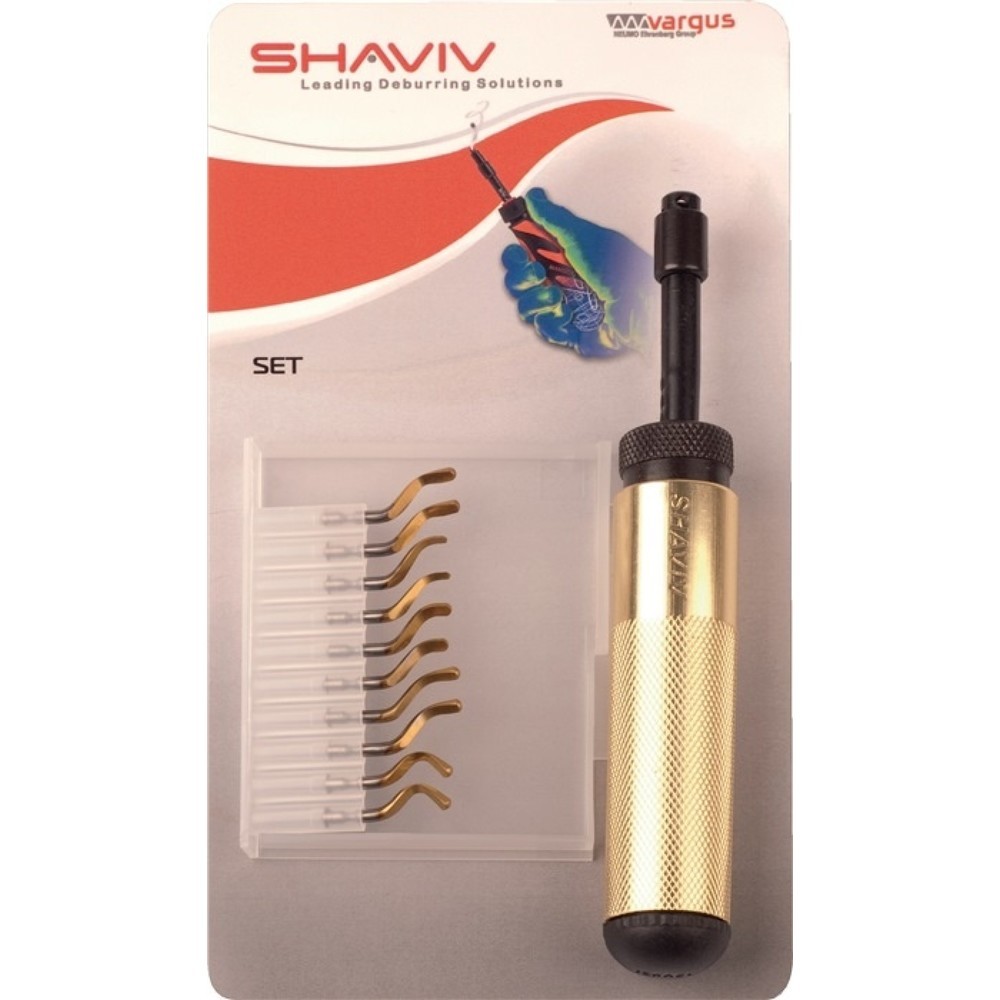 Illustration du produit: Jeu d'ébavureurs Golden Flex Set B 7 pièces SHAVIV