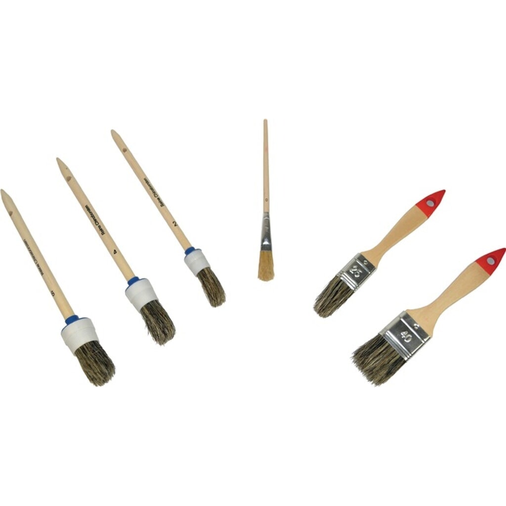 Jeu de pinceaux contenu 6 pièces bonne qualité Illustration du produit: Jeu de pinceaux contenu 6 pièces bonne qualité