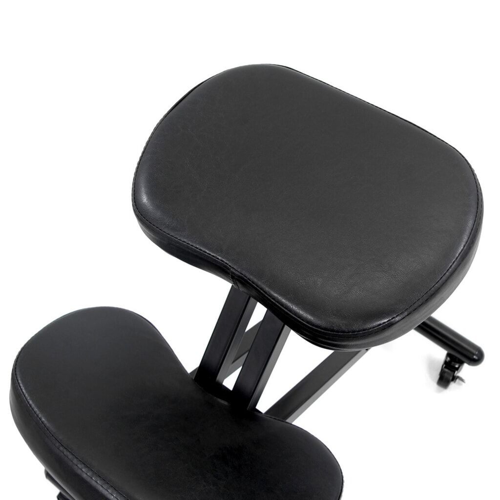 Siège assis à genoux / tabouret assis à genoux hjh OFFICE ORTHONI similicuir, noir N° de l'image du produit 10 : Siège assis à genoux / tabouret assis à genoux hjh OFFICE ORTHONI similicuir, noir