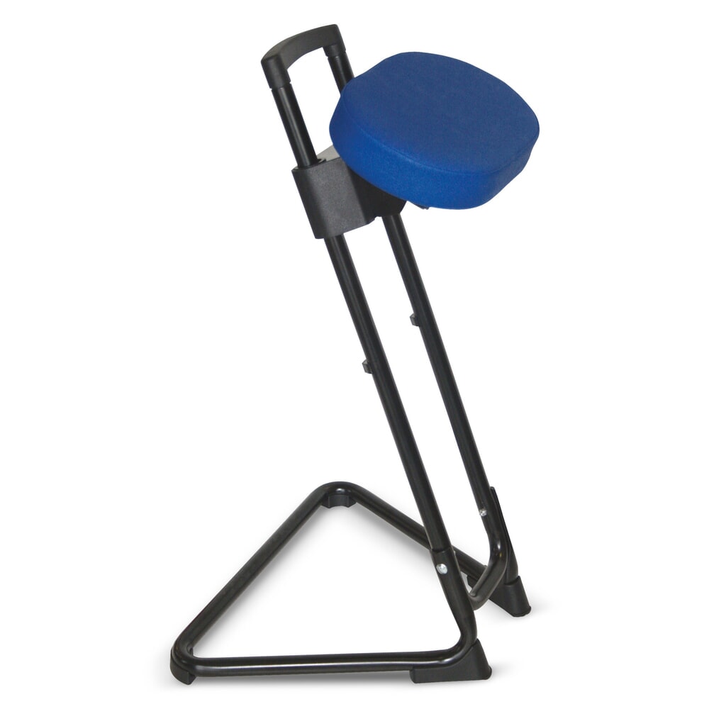 Siège assis-debout, assise en similicuir basculante et inclinable, hauteur d’assise 600-850 mm, rouge feu/noir Illustration du produit: Siège assis-debout, assise en similicuir basculante et inclinable, hauteur d’assise 600-850 mm, rouge feu/noir