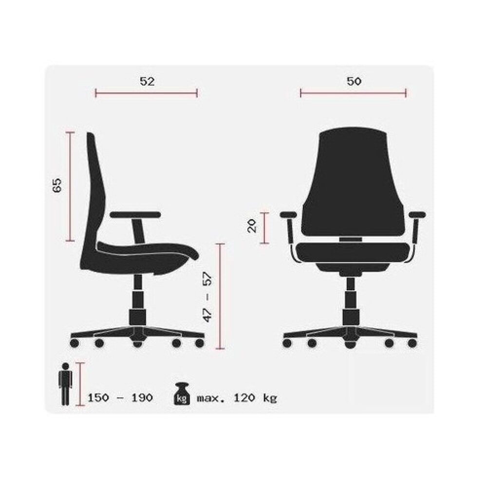 N° de l'image du produit 11 : Siège de bureau / fauteuil de direction hjh OFFICE ARTON 20, similicuir/maille, noir