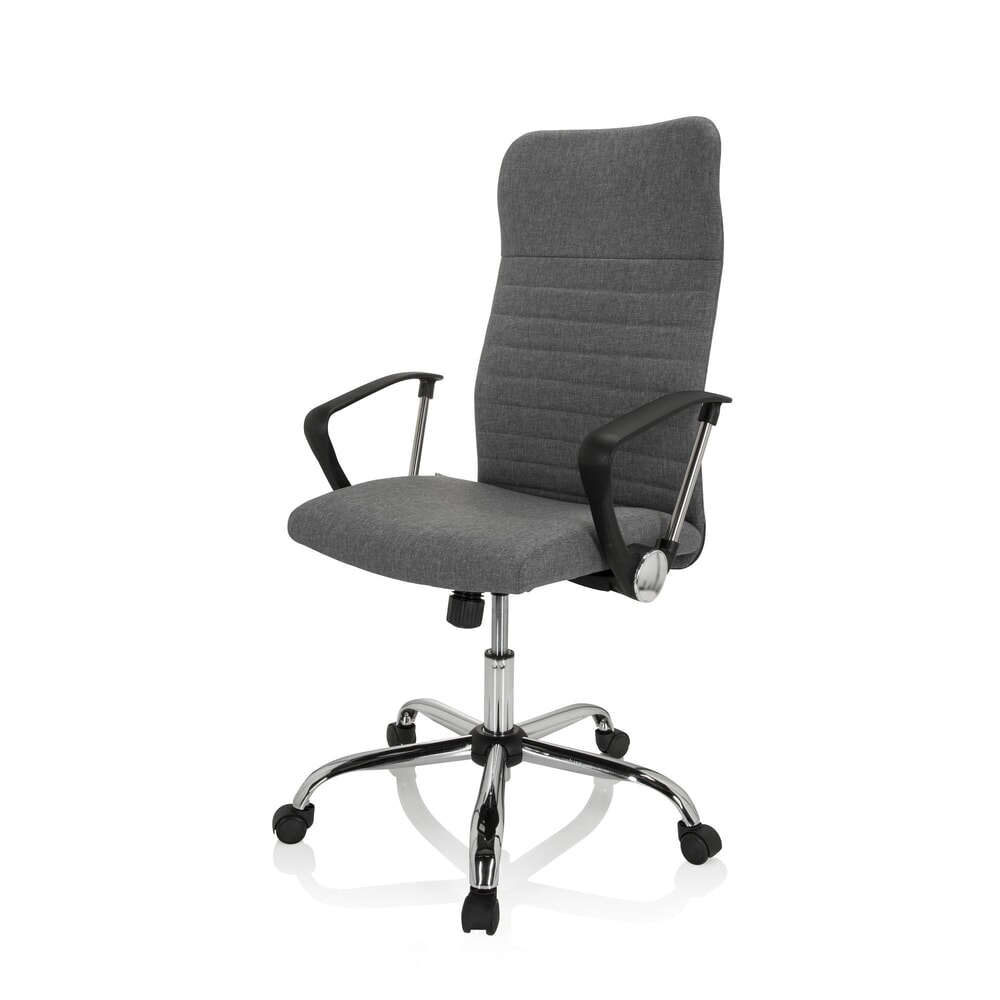 N° de l'image du produit 9 : Siège de bureau / fauteuil de direction hjh OFFICE ARTON 40 tissu, gris