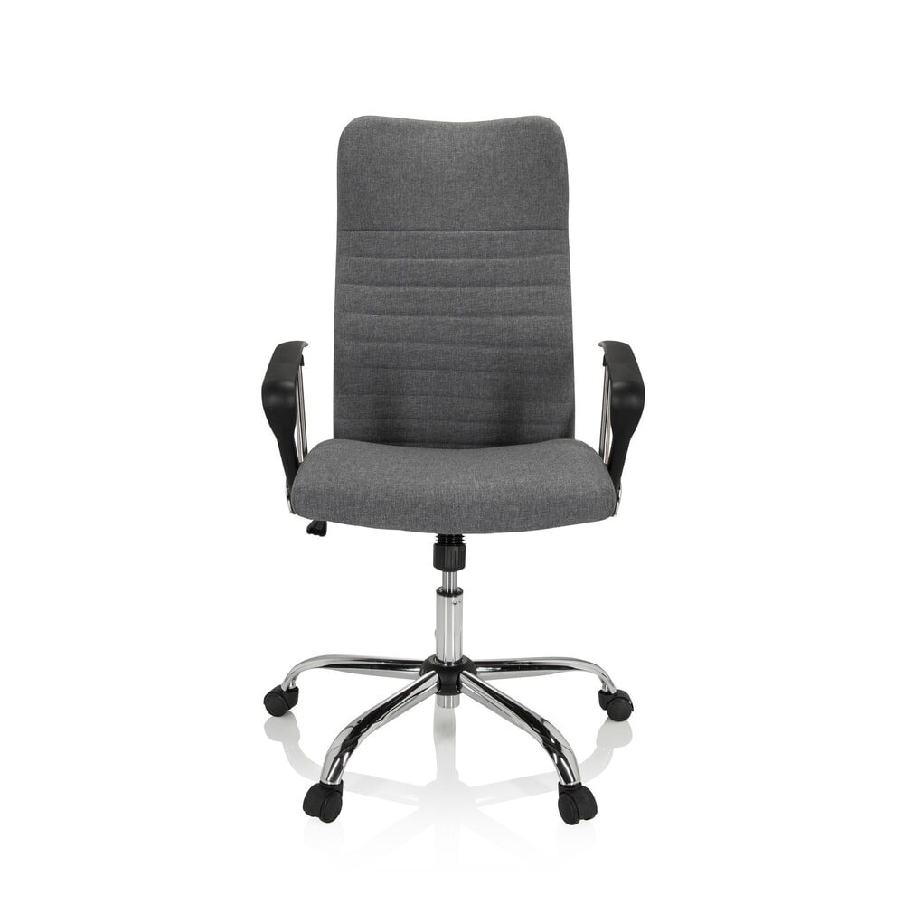 N° de l'image du produit 1 : Siège de bureau / fauteuil de direction hjh OFFICE ARTON 40 tissu, gris