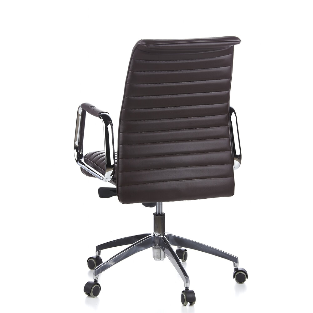 N° de l'image du produit 8 : Siège de bureau / fauteuil de direction hjh OFFICE ASPERA 10 cuir, marron