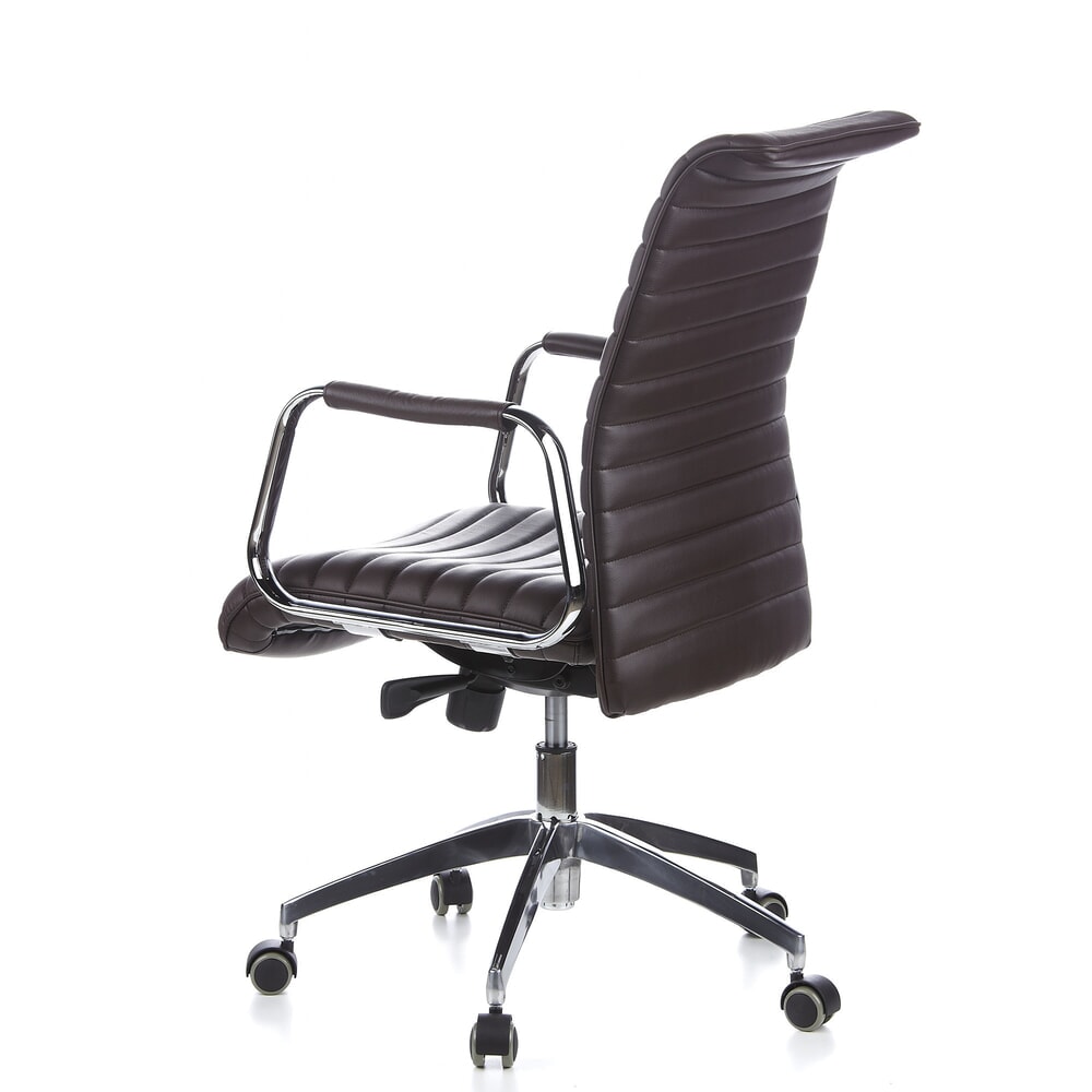 N° de l'image du produit 9 : Siège de bureau / fauteuil de direction hjh OFFICE ASPERA 10 cuir, marron