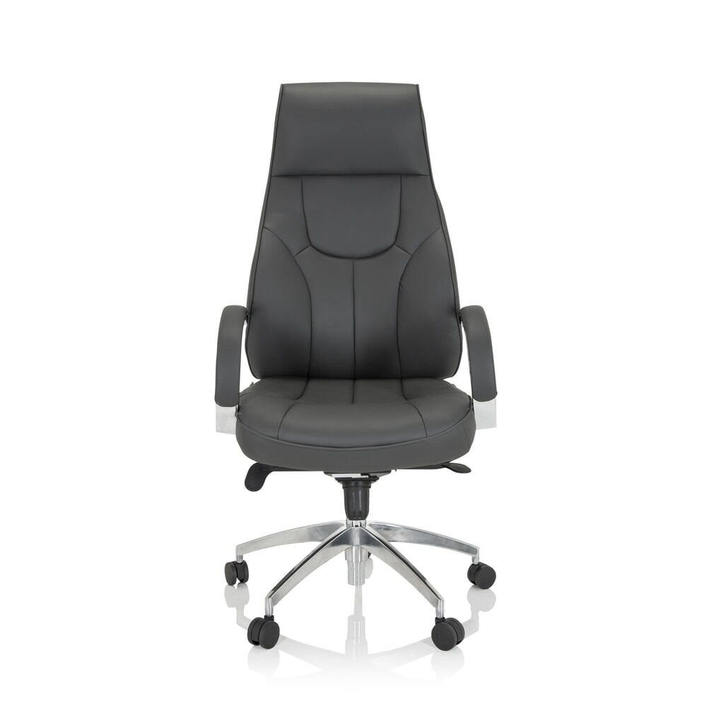 Illustration du produit: Siège de bureau / fauteuil de direction hjh OFFICE ELEGANCE I similicuir, gris