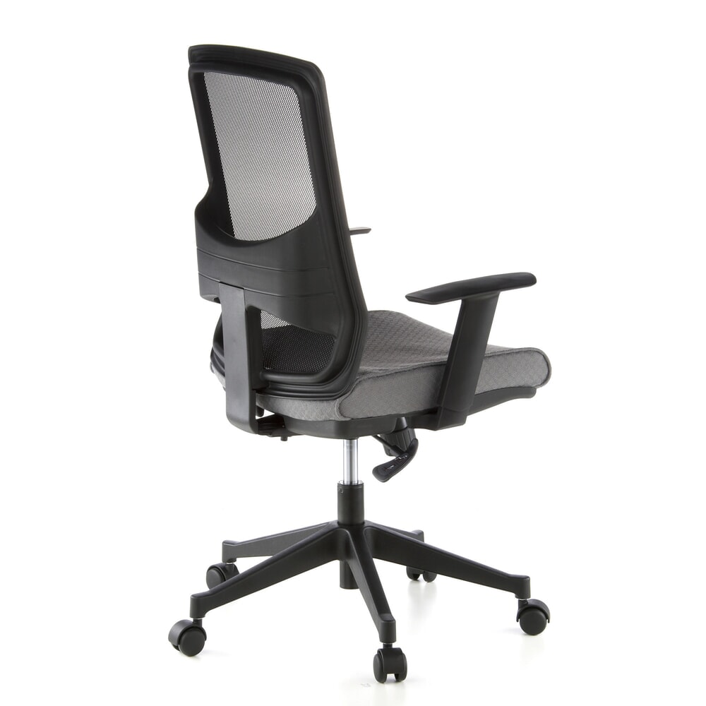 N° de l'image du produit 4 : Siège de bureau / fauteuil de direction hjh OFFICE LAVITA tissu, noir/gris