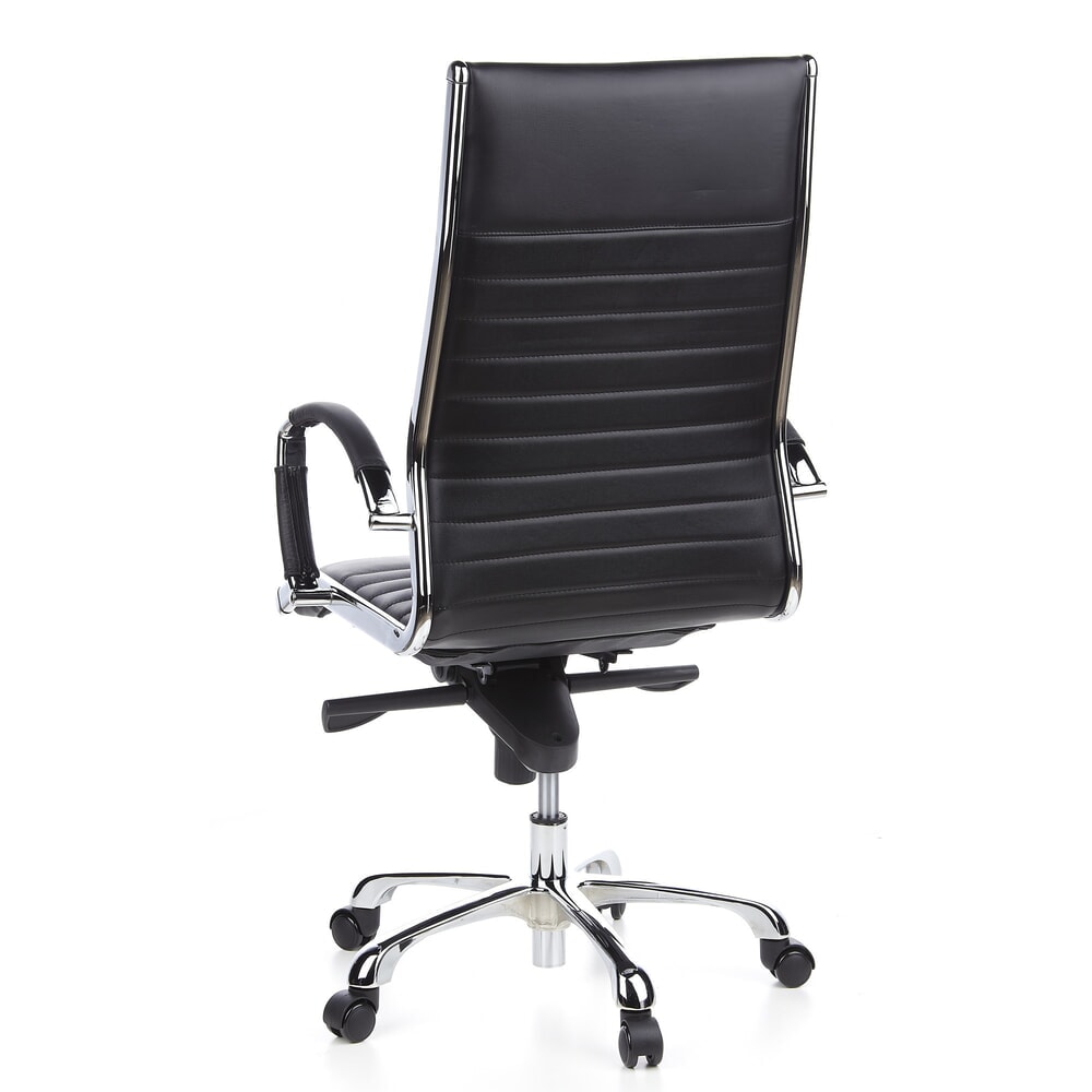 N° de l'image du produit 7 : Siège de bureau / fauteuil de direction hjh PARMA 20 cuir, noir