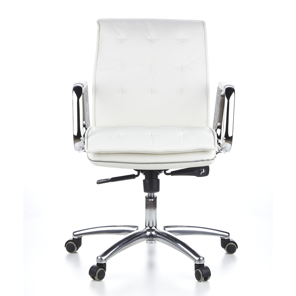 Illustration du produit: Siège de bureau / fauteuil de direction hjh OFFICE VILLA 10 cuir, blanc crème