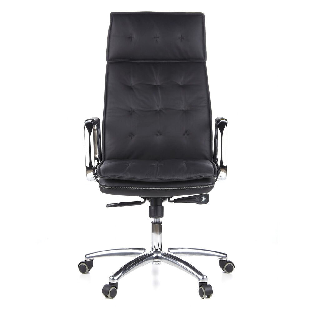 Illustration du produit: Siège de bureau / fauteuil de direction hjh OFFICE VILLA 20 cuir, noir