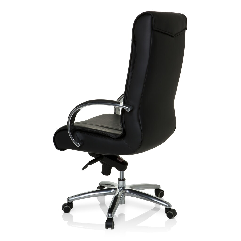 Siège de bureau / fauteuil de direction hjh OFFICE XXL F 400 cuir/similicuir, noir N° de l'image du produit 7 : Siège de bureau / fauteuil de direction hjh OFFICE XXL F 400 cuir/similicuir, noir