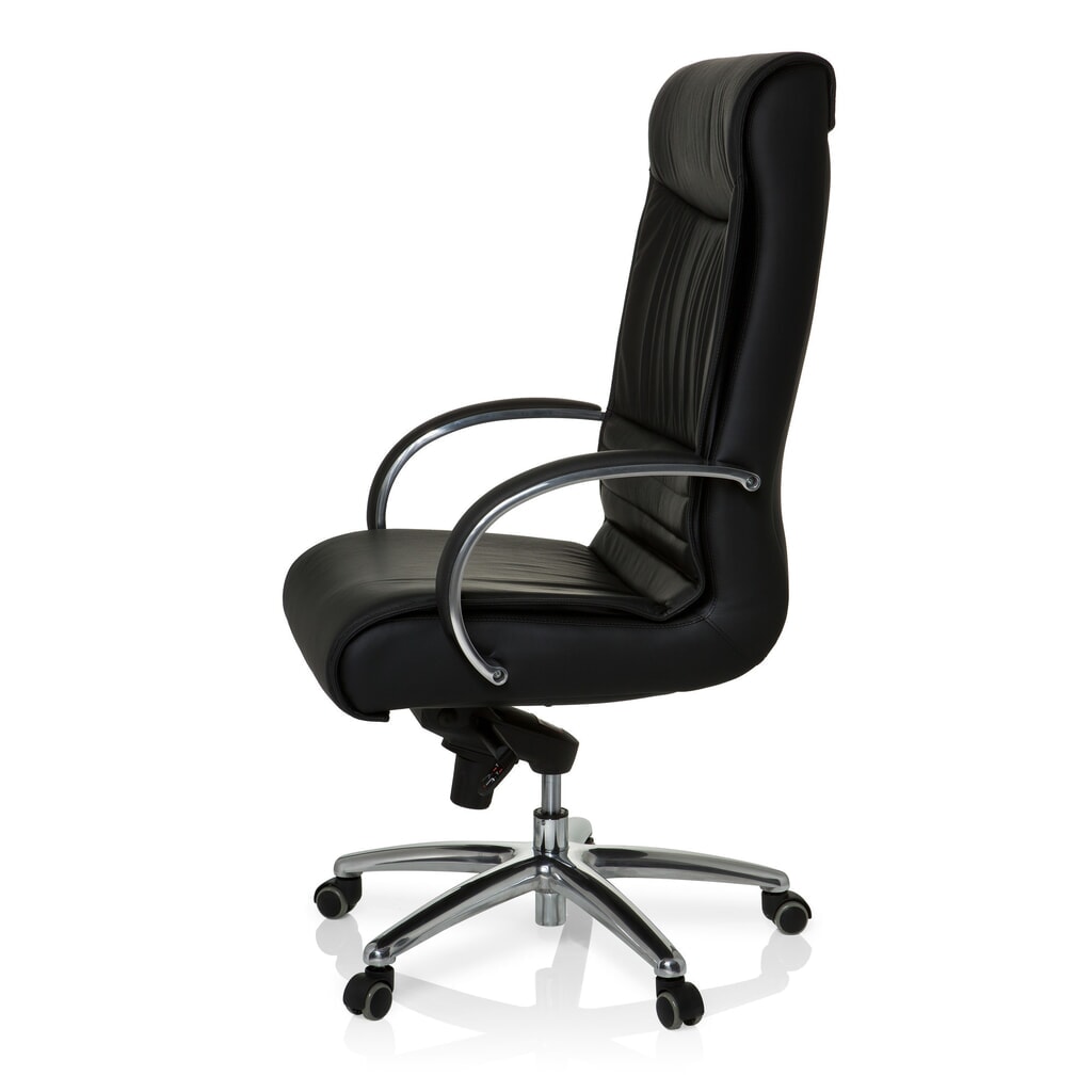 Siège de bureau / fauteuil de direction hjh OFFICE XXL F 400 cuir/similicuir, noir N° de l'image du produit 8 : Siège de bureau / fauteuil de direction hjh OFFICE XXL F 400 cuir/similicuir, noir