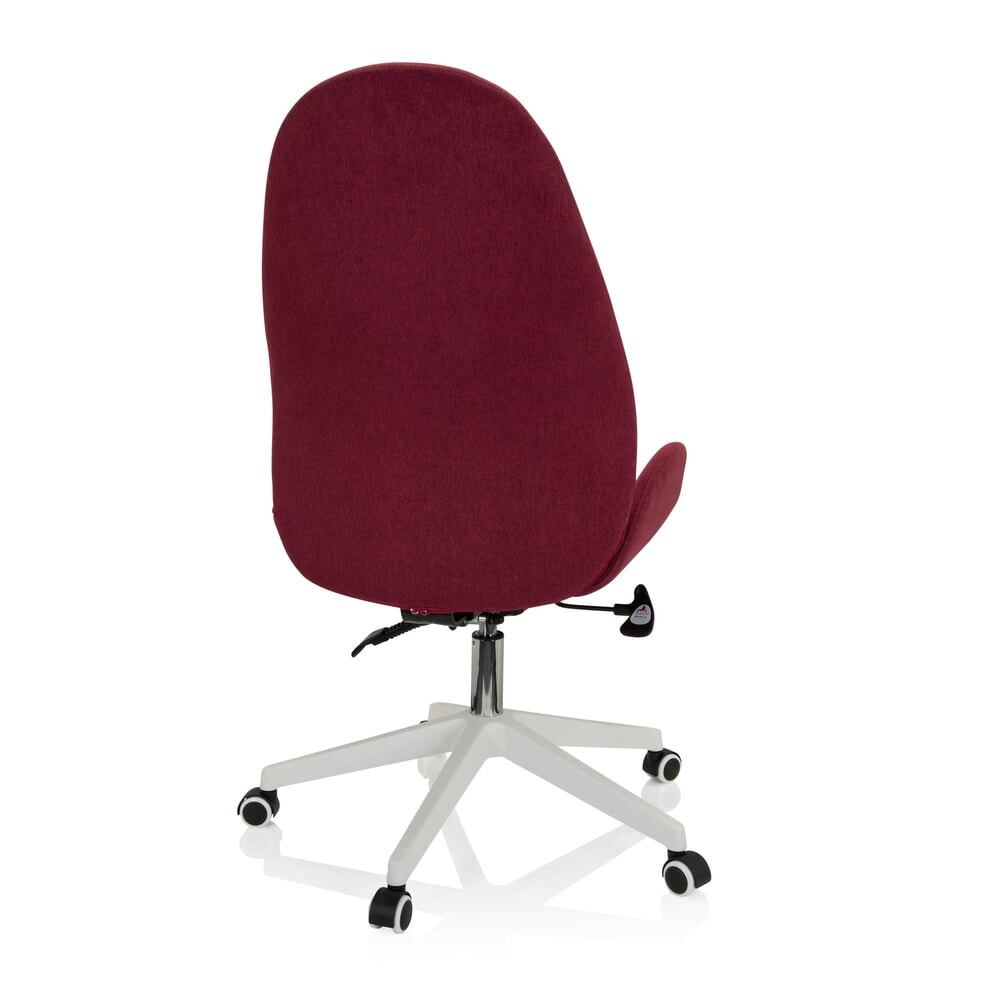 N° de l'image du produit 9 : Chaise de bureau / chaise pivotante hjh OFFICE AVEA I tissu, bordeaux