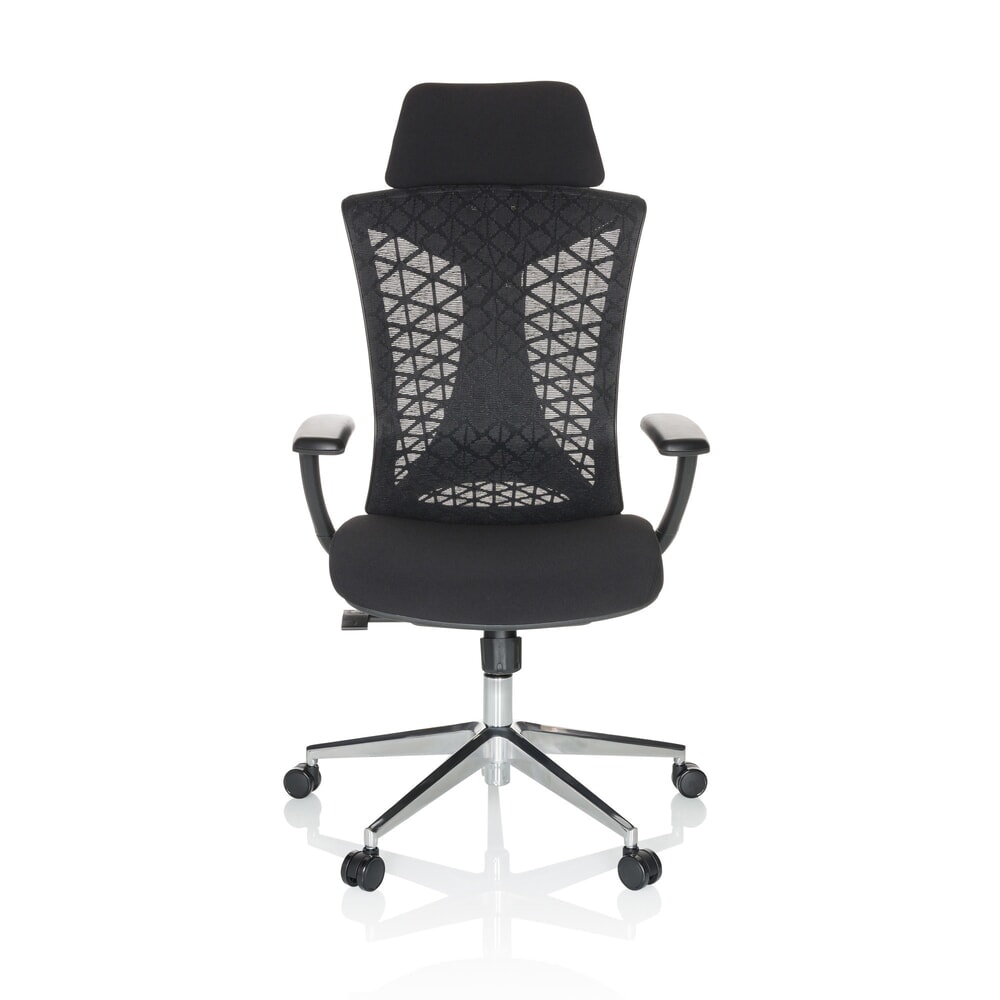 Illustration du produit: Chaise de bureau / chaise pivotante hjh OFFICE FALEO B maille / tissu, noir
